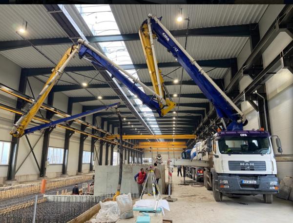 Betonpumpálás (Pumix szolgáltatás)